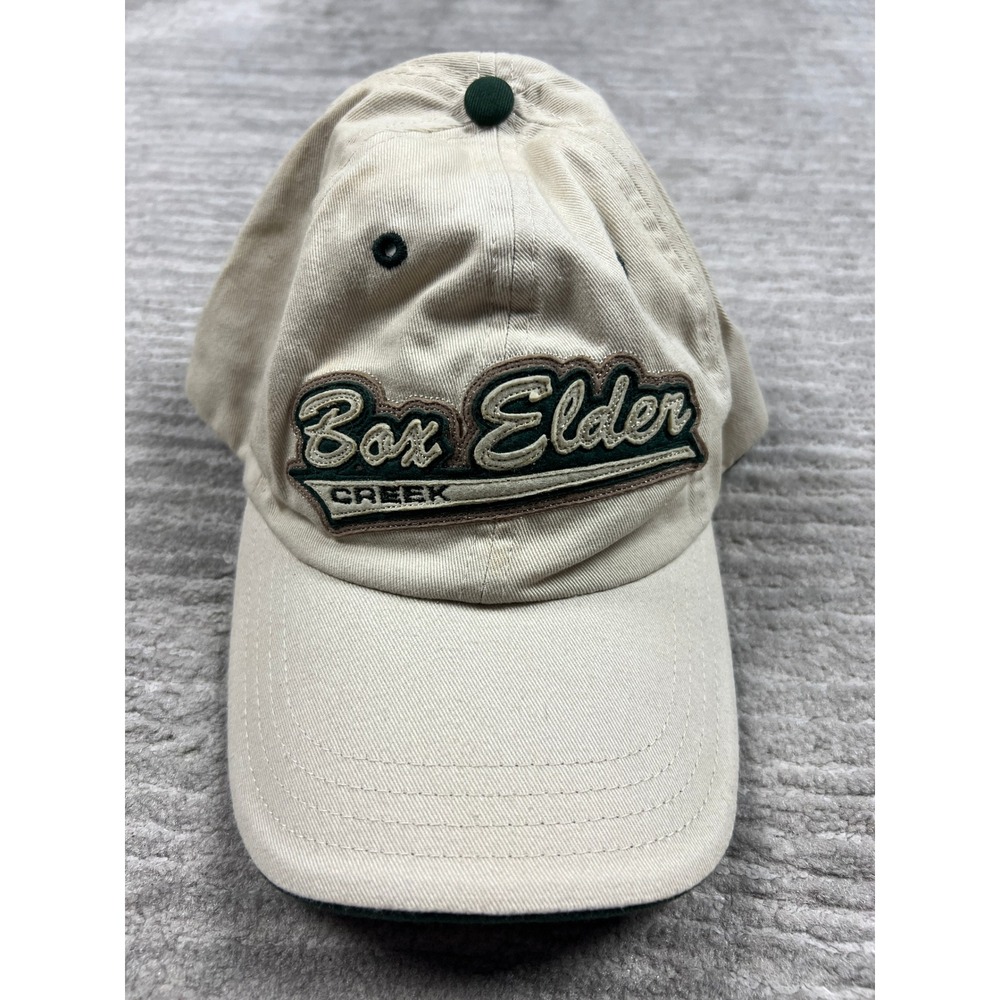 American Dry Goods Hat Unisex OSFM Beige Box Elder Creek Baseball Cap Adjustable
